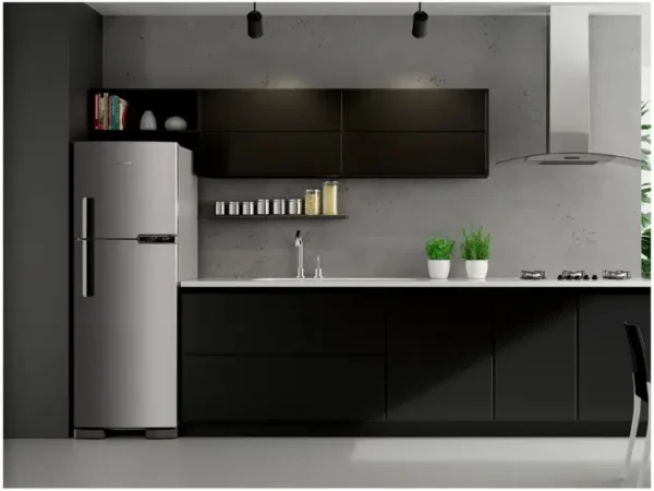 Geladeira Brastemp Frost Free Duplex 375L Inox com - Compartimento Extrafrio Fresh Zone BRM44HK - Image 3