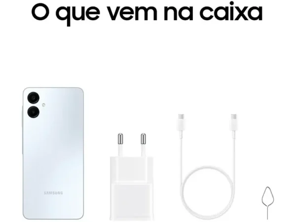 Smartphone Samsung Galaxy A06 128GB 4GB RAM Branco 6,7" Câm. Dupla + Selfie 8MP - Image 3