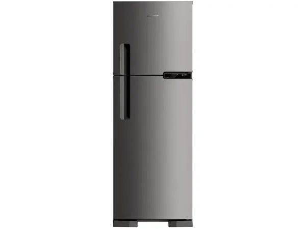 Geladeira Brastemp Frost Free Duplex 375L Inox com - Compartimento Extrafrio Fresh Zone BRM44HK
