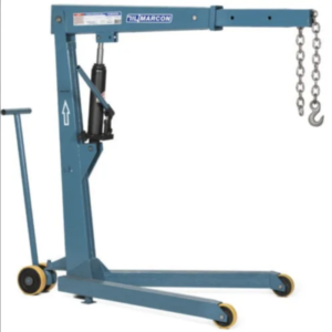 Guincho hidráulico capacidade 1T com prolongador rodas de poliuretano – MGH-1C
