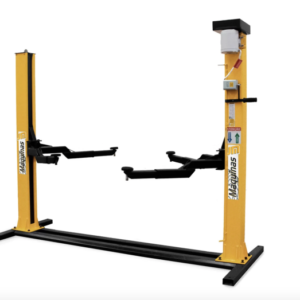 Elevador Amarelo Trifásico 2700KG com Lubrificação a Óleo