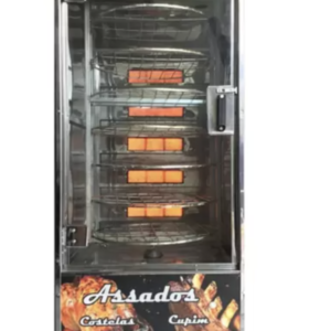 Assador de Frangos tipo grelhas 56 frangos BR55 Brasgrill