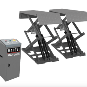 Elevador Pantografico Tesoura Sobre Piso Com Duplo Extensor e Kit Para Suv 3,5 Toneladas 3hp